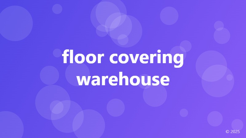 floor covering warehouse