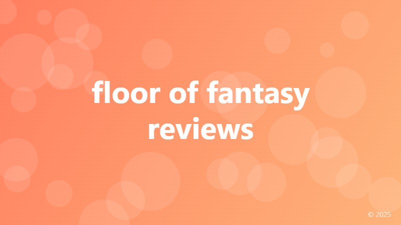 floor of fantasy reviews
