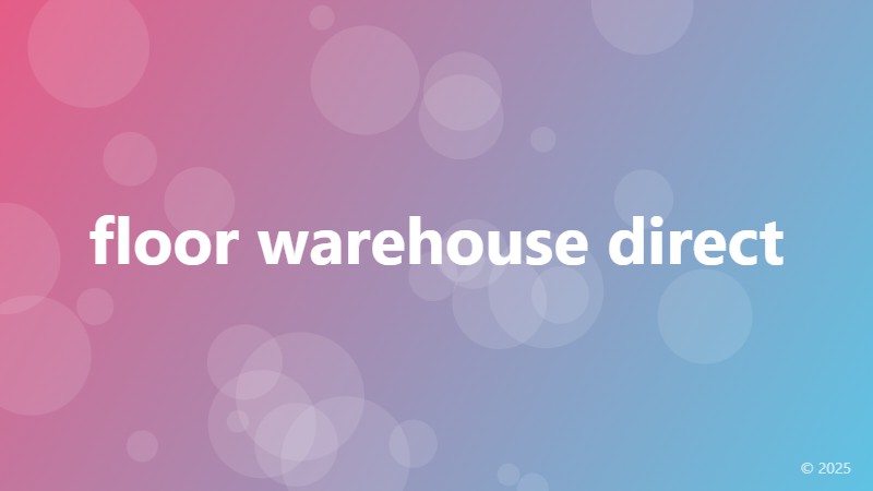 floor warehouse direct