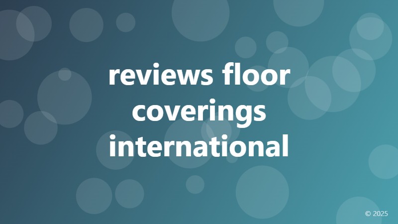 reviews floor coverings international