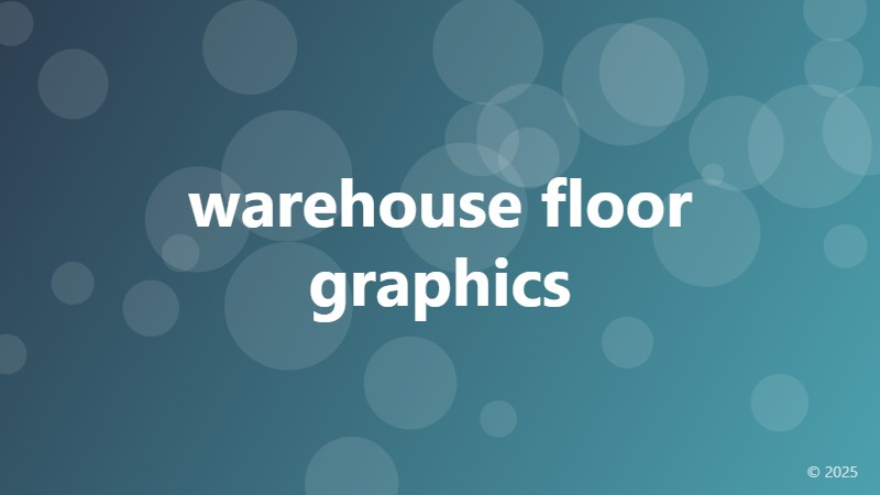 warehouse floor graphics